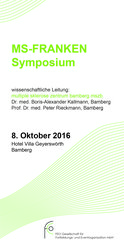 Deckblatt MS-FRANKEN-Symposium 2016