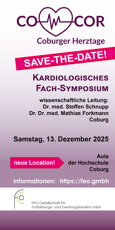 Save-The-Date COCOR25, Termin 13.12.2025